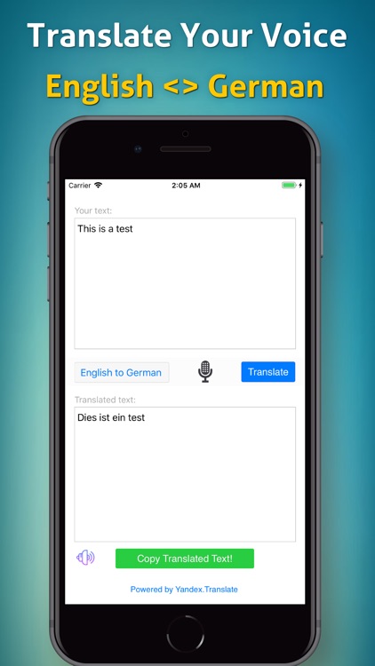 English to German Translator!