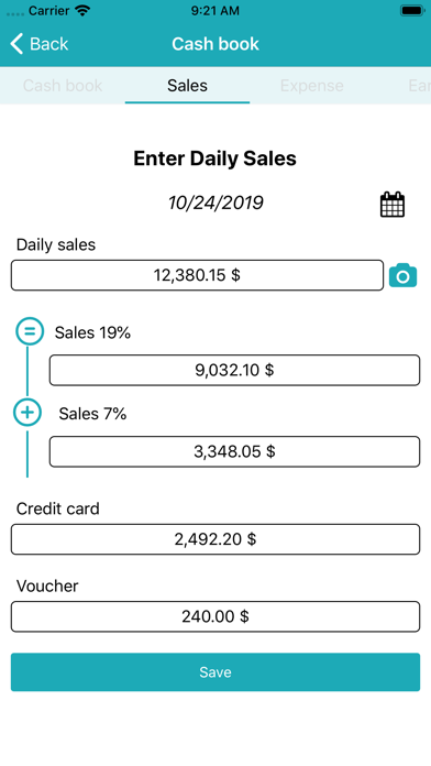 Screenshot #2 pour MoMoney - Your Cashbook App