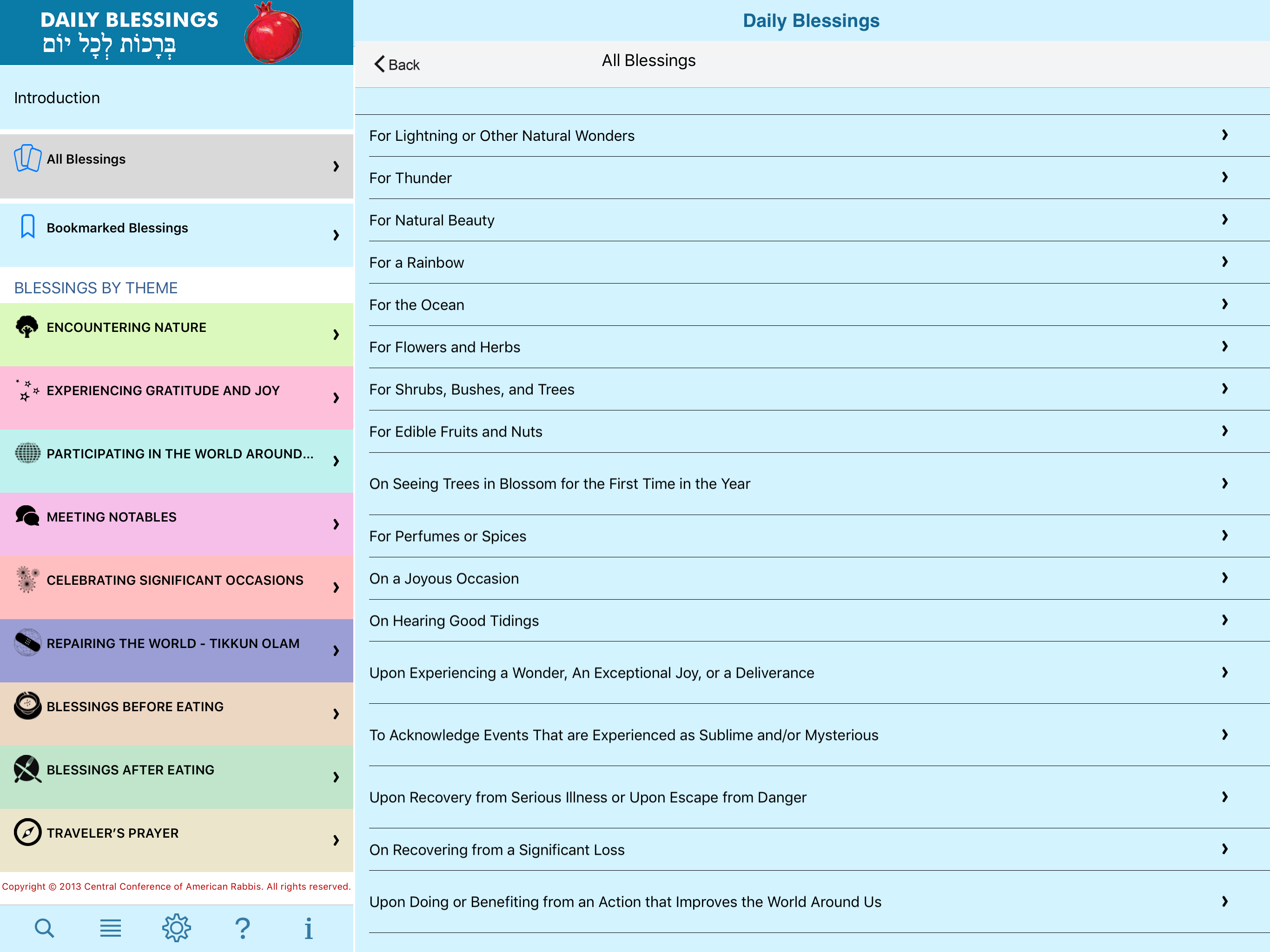 Daily Blessings (CCAR) screenshot 8