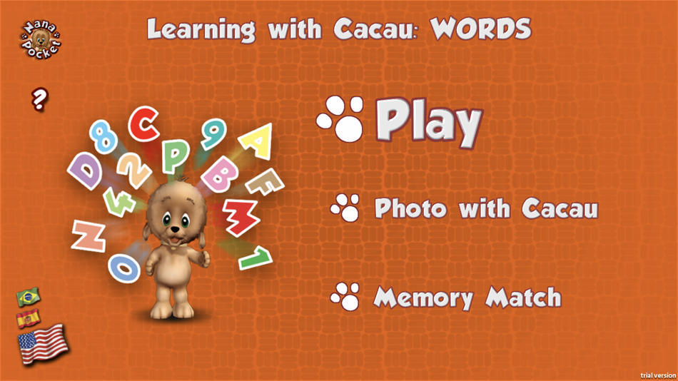 #4. Aprenda com Cacau: Palavrinhas (iOS) 由: A Baba de Bolso