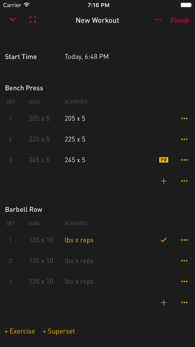 Gravitus - Workout Tracker & Strength Training Log screenshot