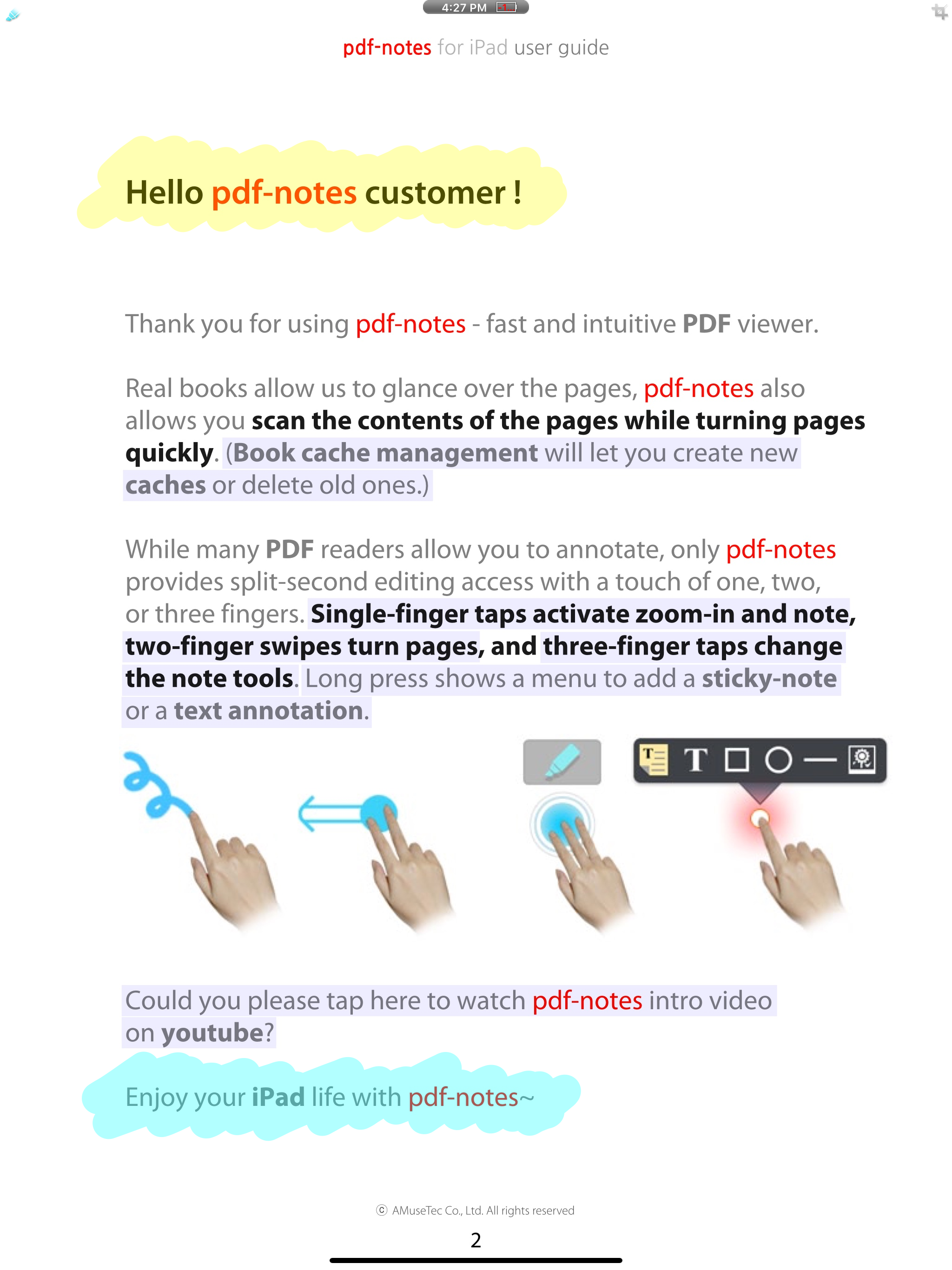 pdf-notes for iPad (ads) screenshot 2