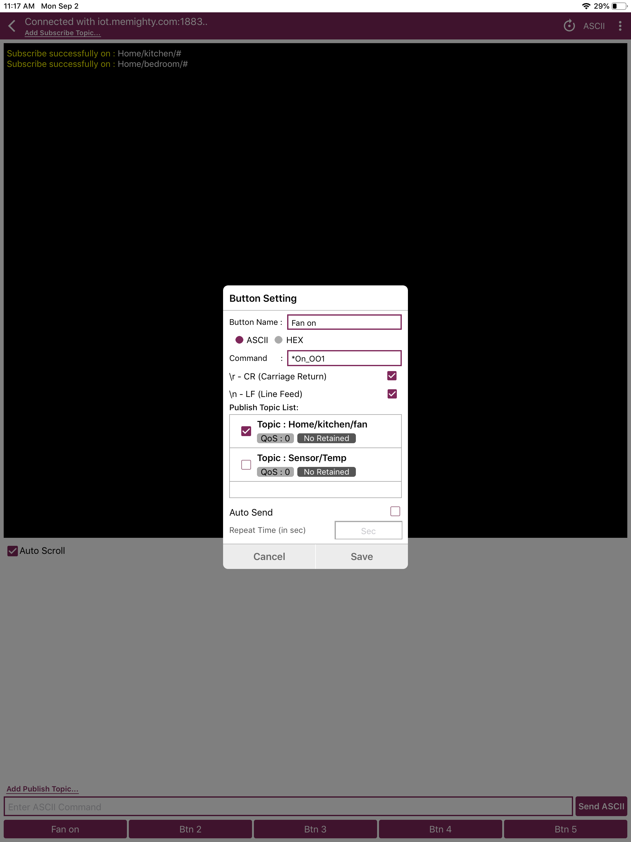 MQTT Terminal Pro screenshot 13