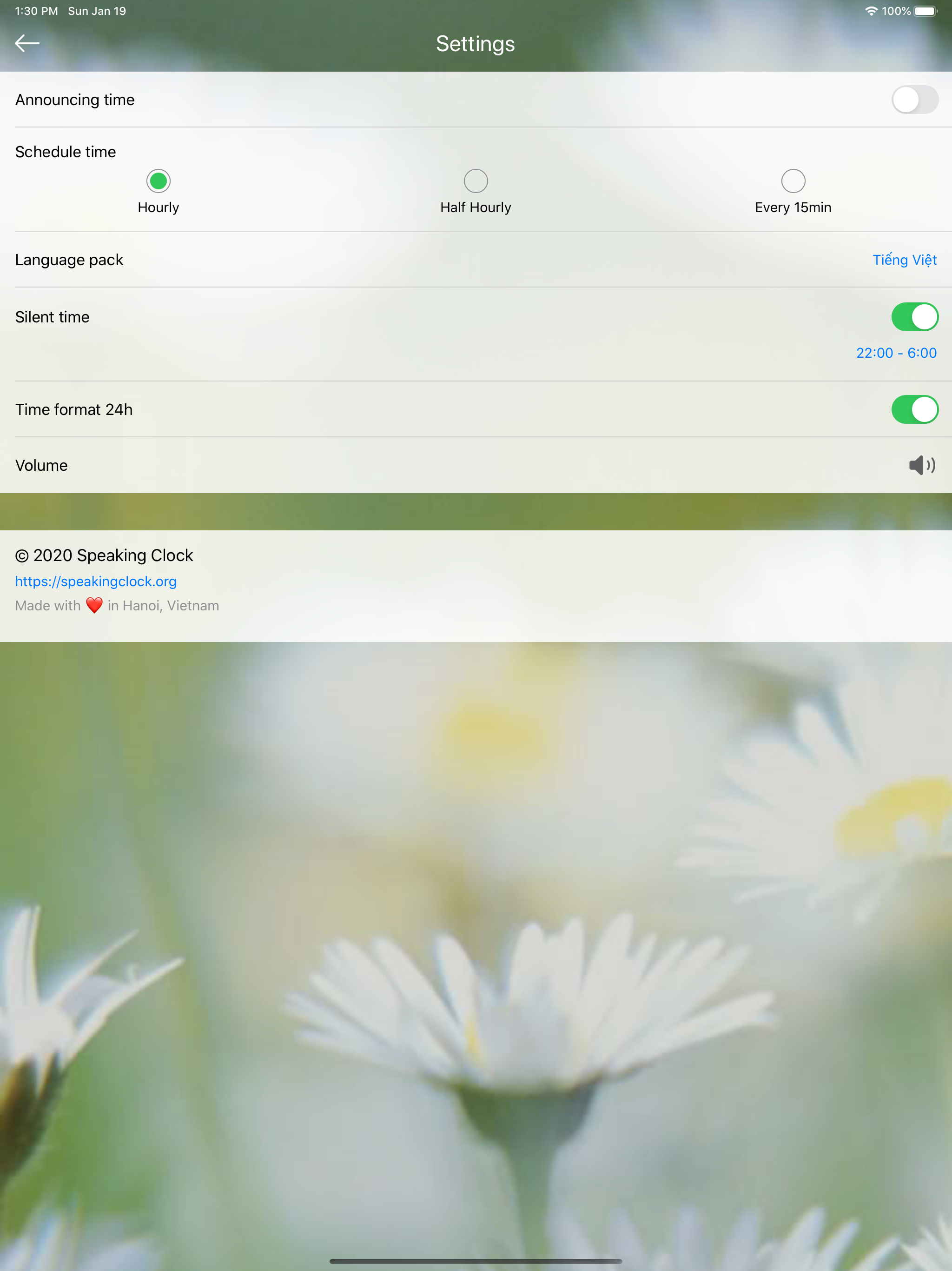 Speaking Clock - tell the time screenshot 4