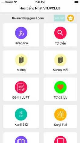 Game screenshot Học tiếng Nhật Vnjpclub mod apk