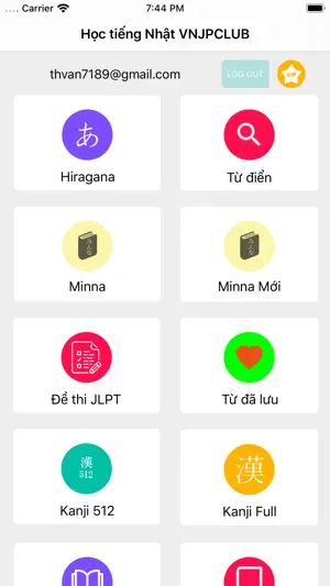 Học tiếng Nhật Vnjpclub screenshot 1