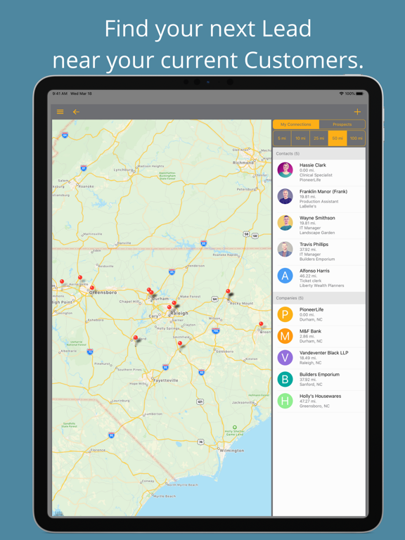 HaystackCRM iPad screenshot 6 - Business app