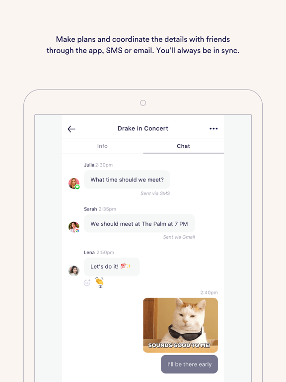 iPad Image of IRL - Social Calendar