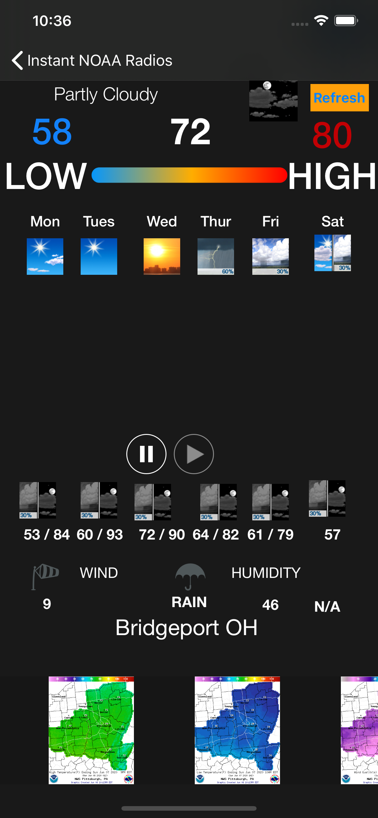 Instant NOAA Radios Elite screenshot 4