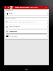 buscador de centros sanitarios ipad capturas de pantalla 2