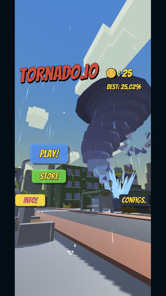 #1. Tornado.io! - The Game 3D (iOS) 由: Joao Milone