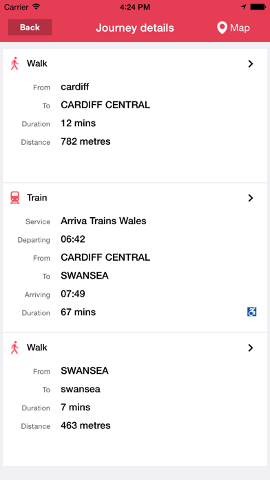 Traveline Cymru Screenshot