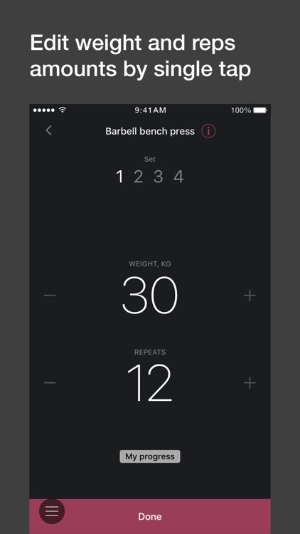 Gym workout planner, tracker