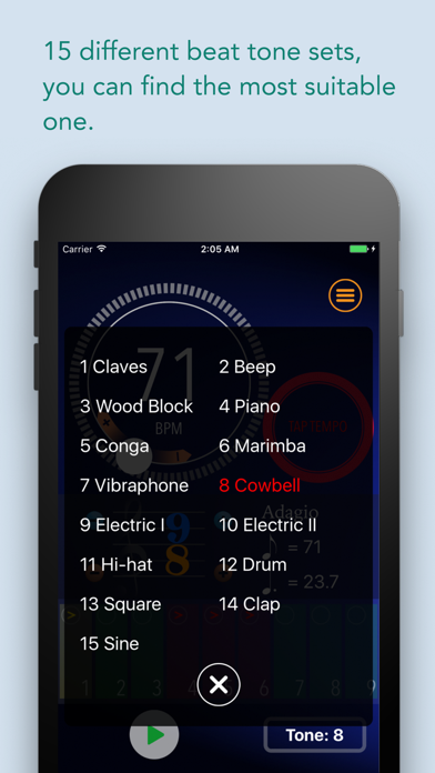 Metronome EX screenshot 2