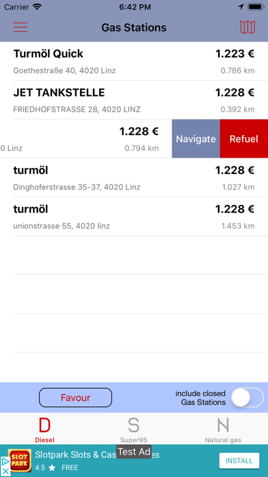 Sprudelsuche Screenshot