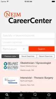 nejm careercenter iphone screenshot 1