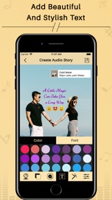 Audio Photo Video Status Maker screenshot