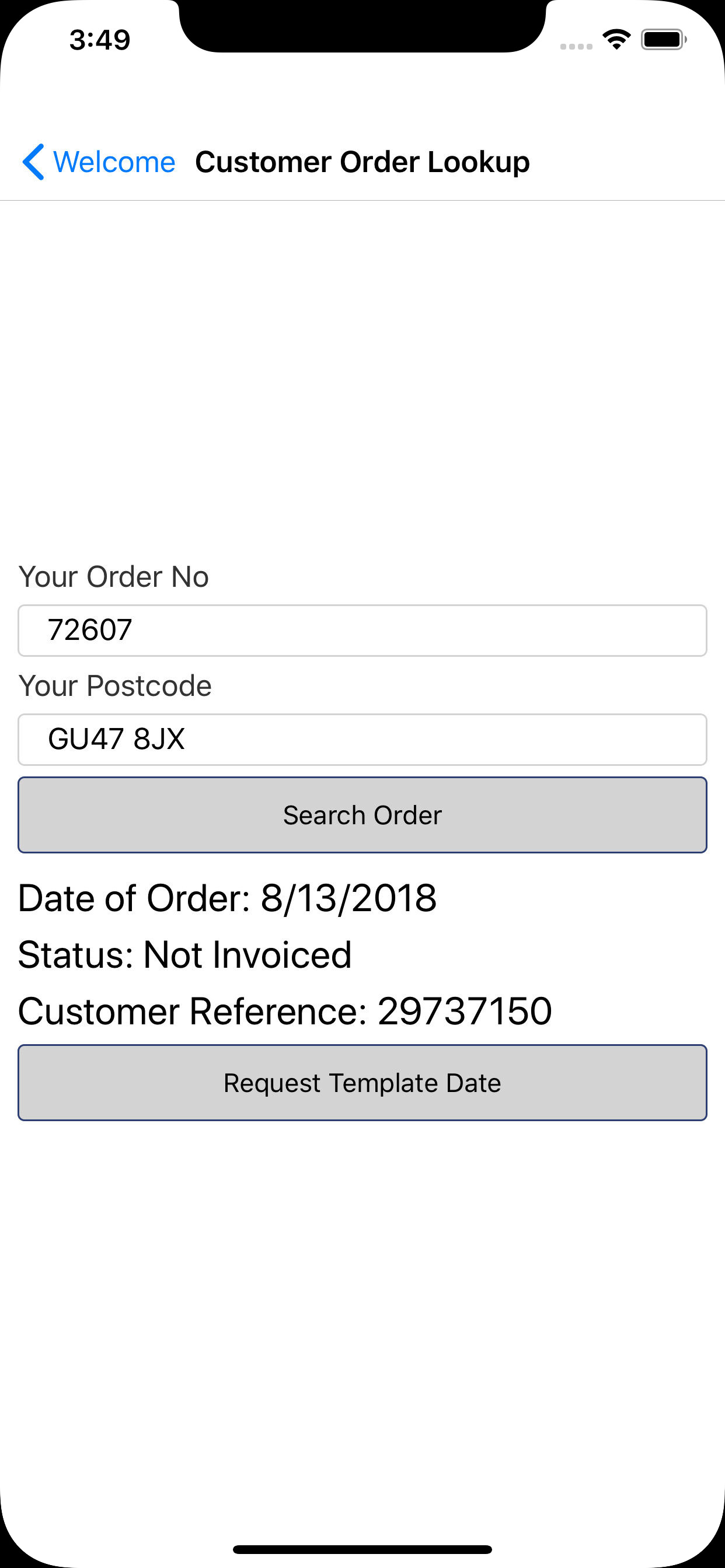 JRML Order Tracker screenshot 3