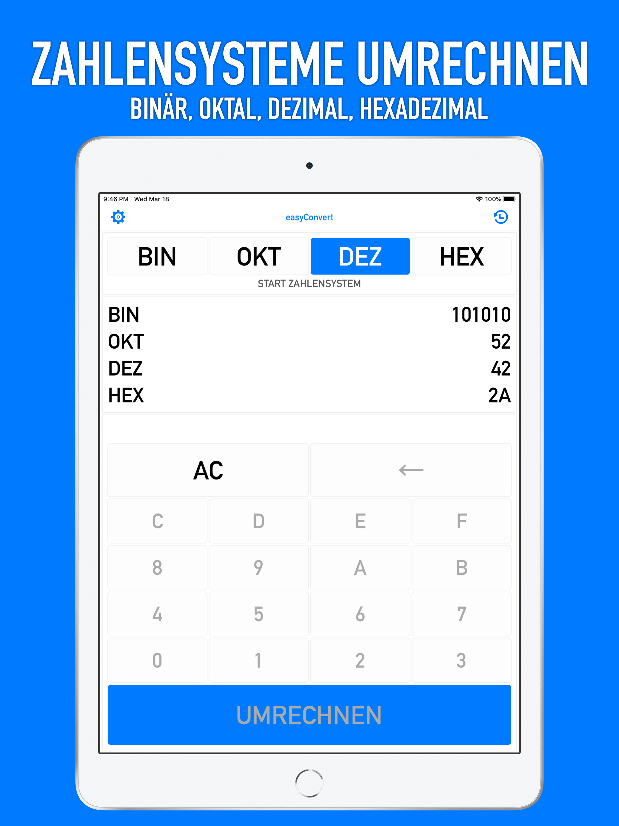 easyConvert: Zahlensysteme screenshot 4