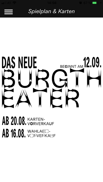 Burgtheater-App Screenshot