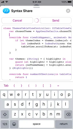 Syntax Share screenshot 1