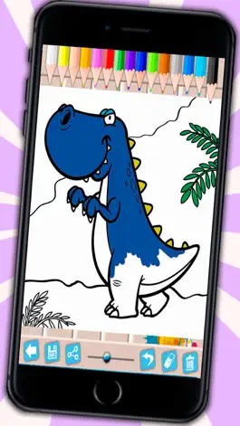 Game screenshot Dinosaurs Coloring Pages Game apk