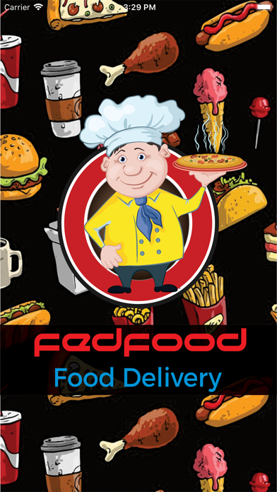 Screenshot #1 pour FedFood - Food delivery app