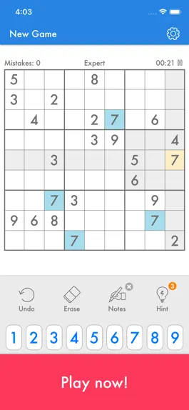 Game screenshot Sudoku - Classic Number Game hack