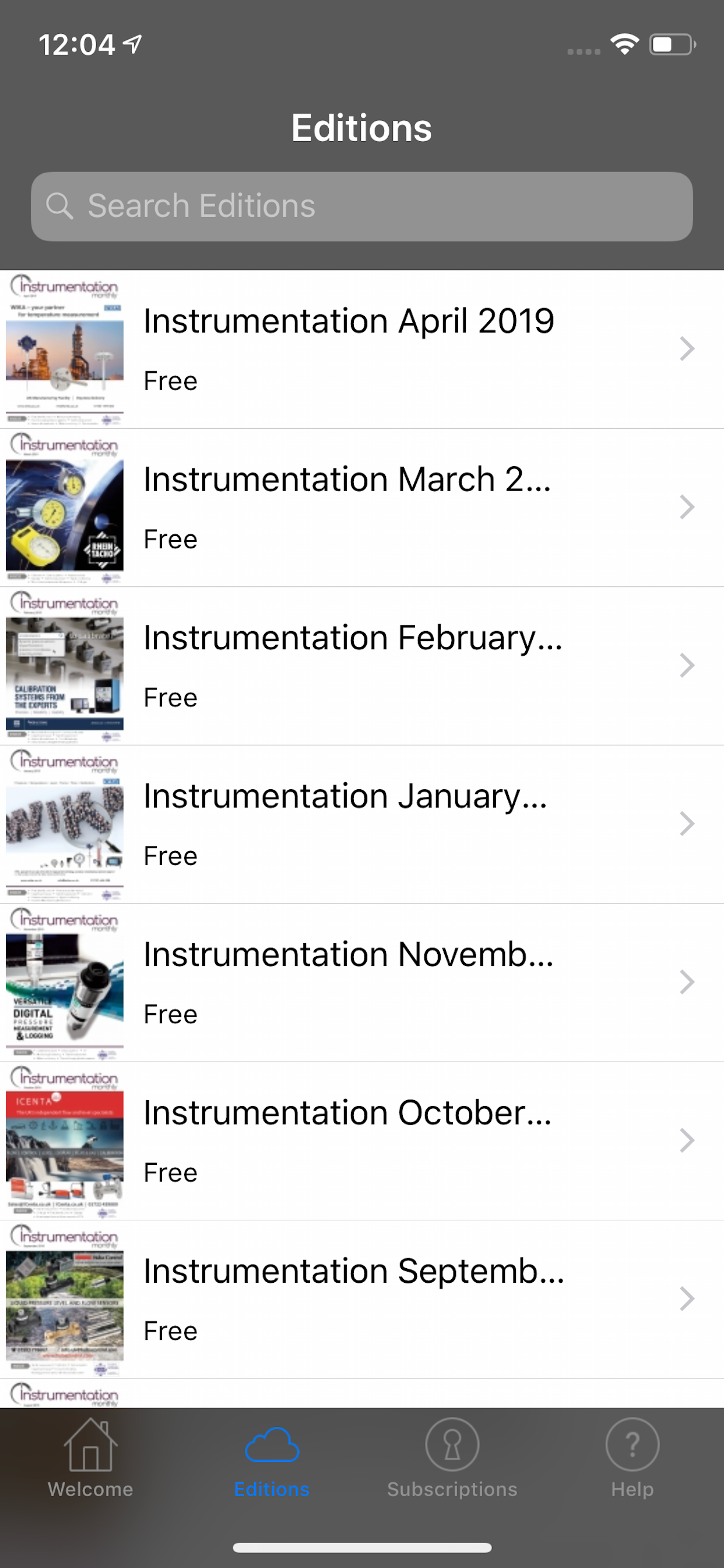 Instrumentation Monthly
