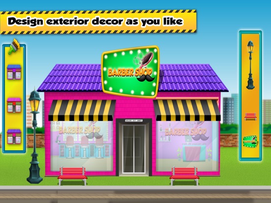 Build A Barber Shop iPad screenshot