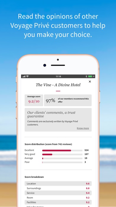 Voyage Prive:Holidays & Hotels Screenshot