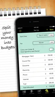 budgets - expense tracker iphone screenshot 2