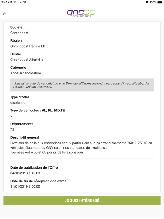 Screenshot #6 pour Andco Transport