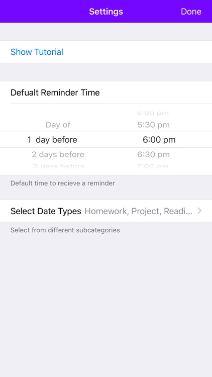 Assignments - Student Reminder