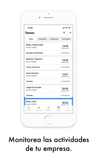 EH CRM Screenshot