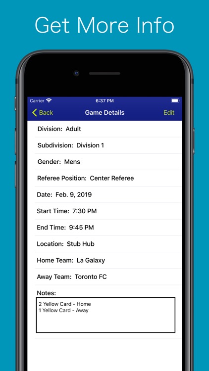 Referee Tracker