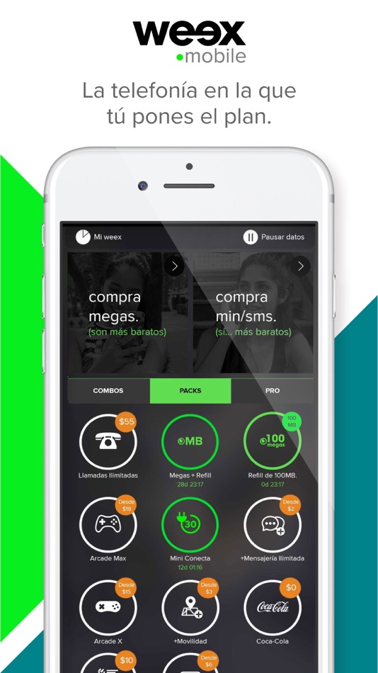 #1. weex (iOS) 由: Comreloaded, S.A.P.I. de C.V.