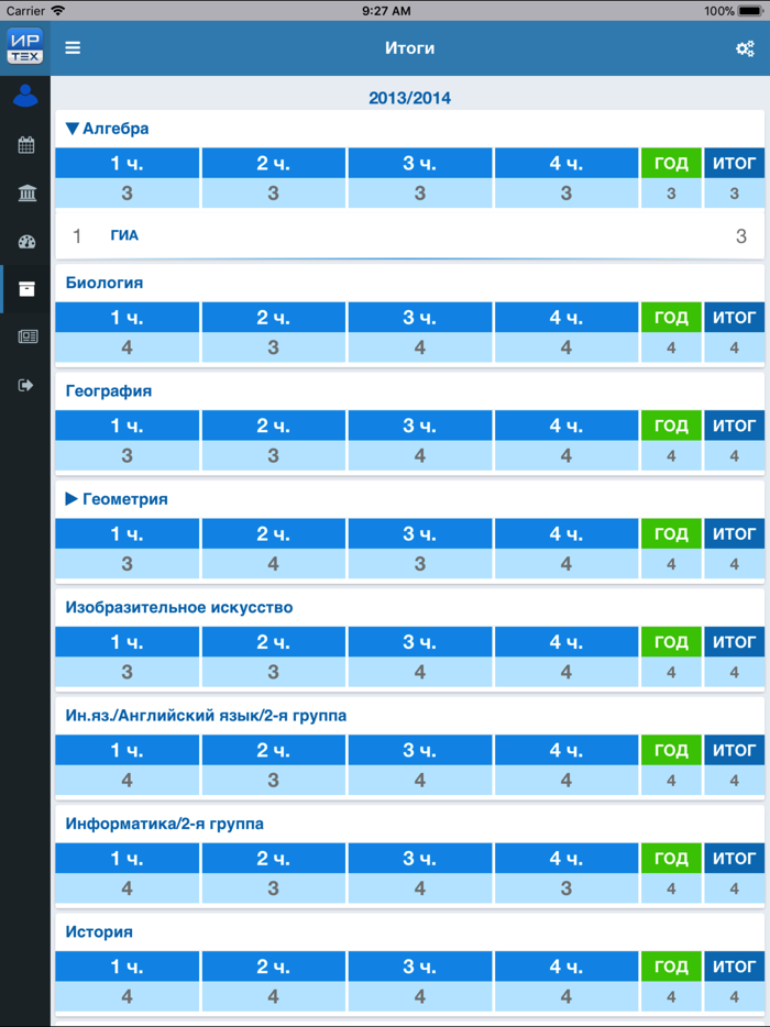 Школьный Дневник СГО