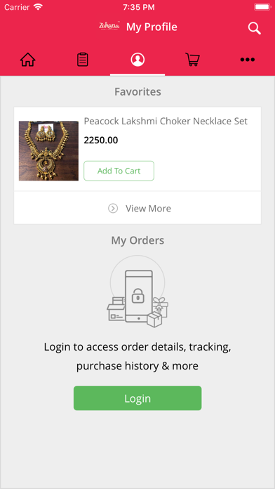 Zahana Accessories Screenshot