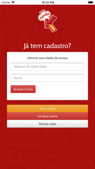 Screenshot #1 pour Família K Pizzaria