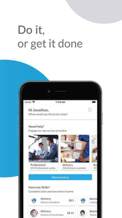 iTask- Service Marketplace App