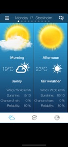 Weather for Sweden screenshot #2 for iPhone