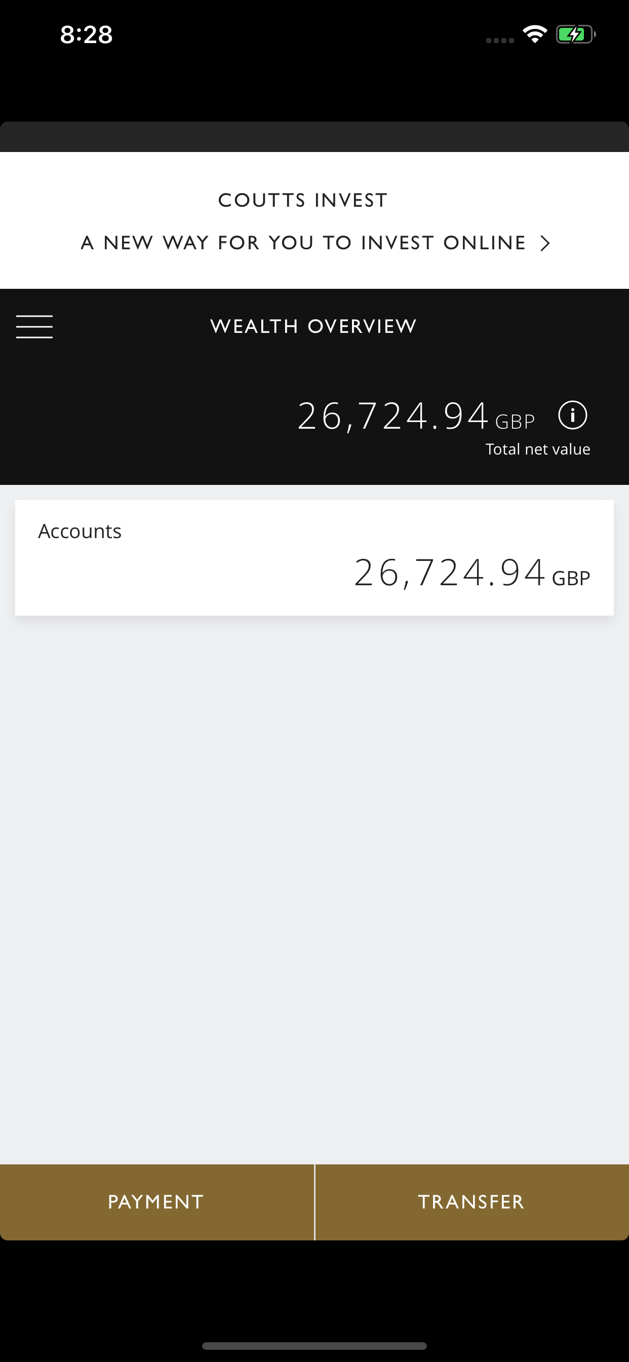 Coutts Mobile screenshot 3