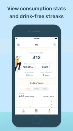 Less - Alcohol Tracker screenshot 2