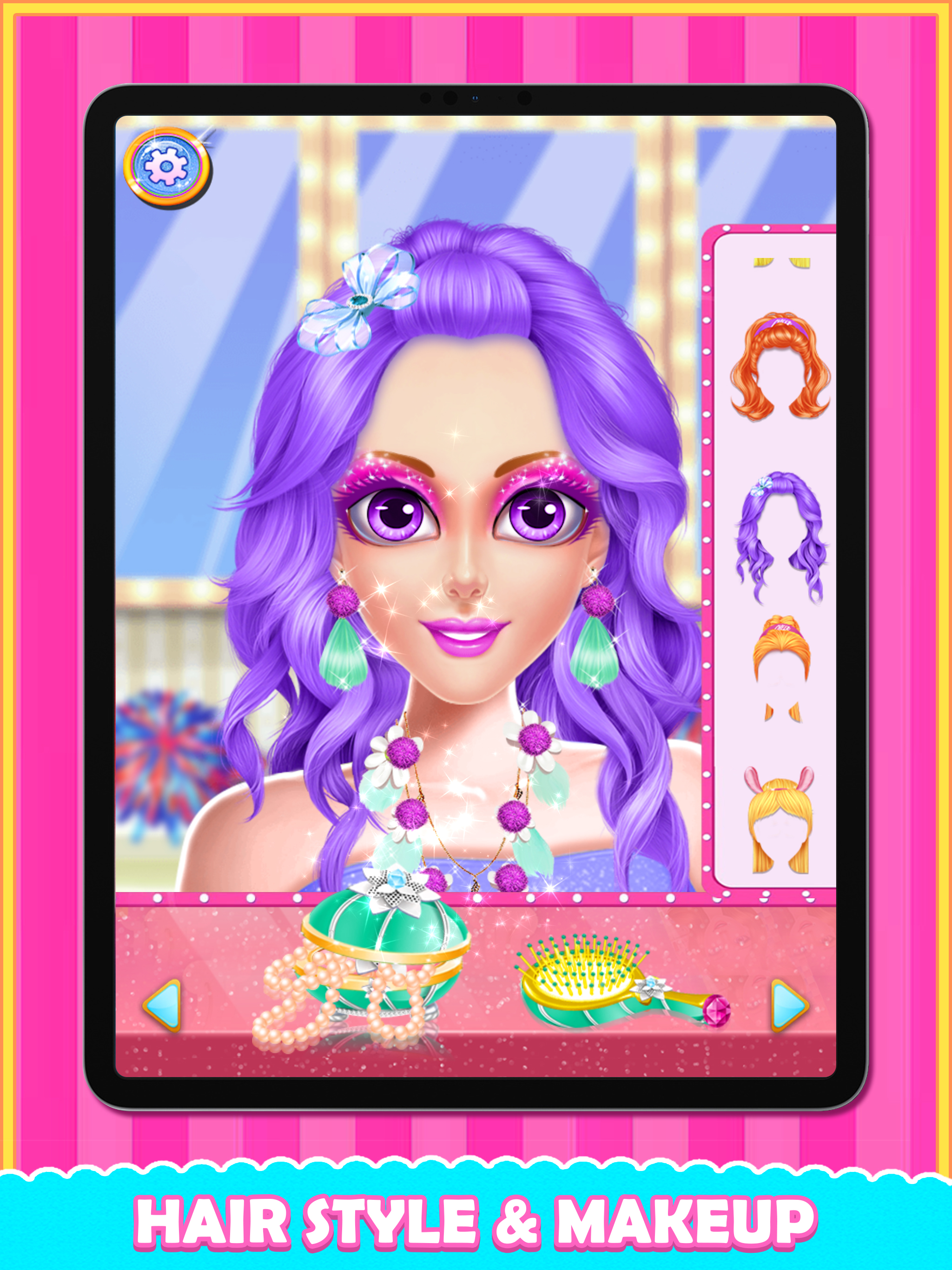 Cheerleader: Makeup & Dress up