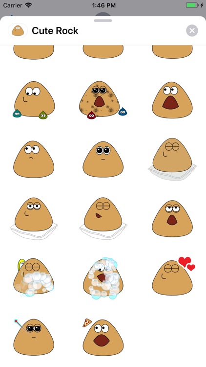 Cute Rock Sticker Pack