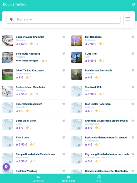 Screenshot #4 pour Boulderhallen finden