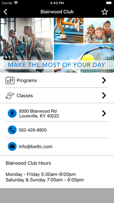 Blairwood Club & LTC Screenshot