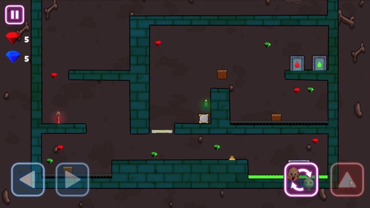 Red Granny and Green Baldi 2