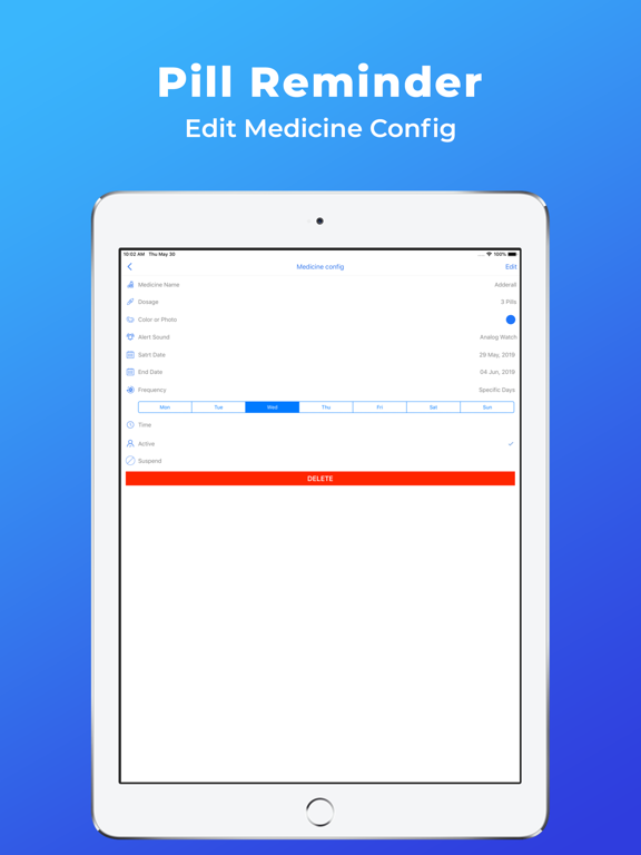 Screenshot #6 pour Pill Reminder Medication Time